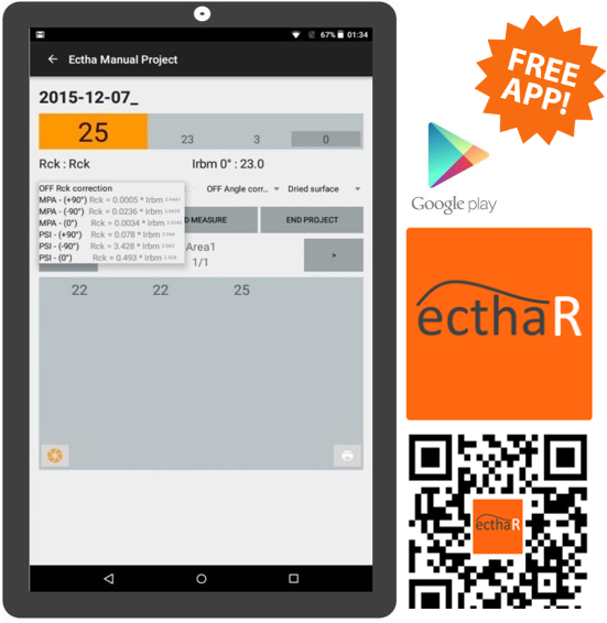 ECTHA-R app 2016 version: Application test hammer investigation